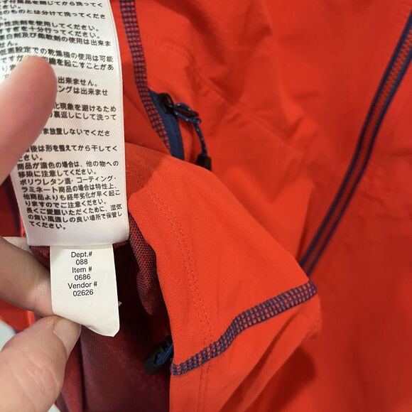 Eddie Bauer Jacket Men’s Medium Orange First Ascent Sandstone Stretch Zip Nylon - Picture 9 of 9